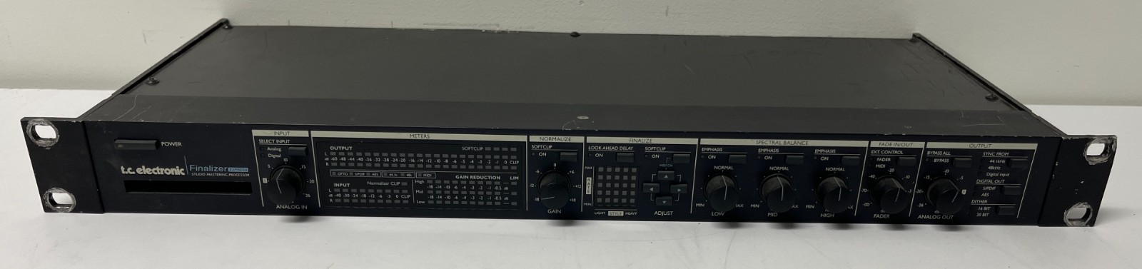TC Electronic FINALIZER EXPRESS Studio Mastering Processor