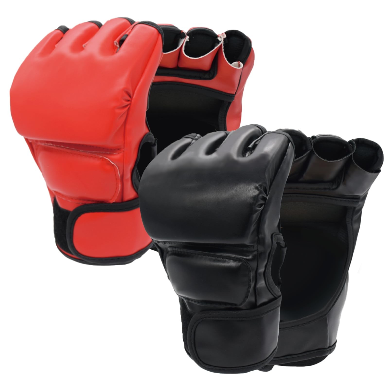 2 Pairs Boxing Gloves Kickboxing Gloves for Men Women Beginner Professional S...