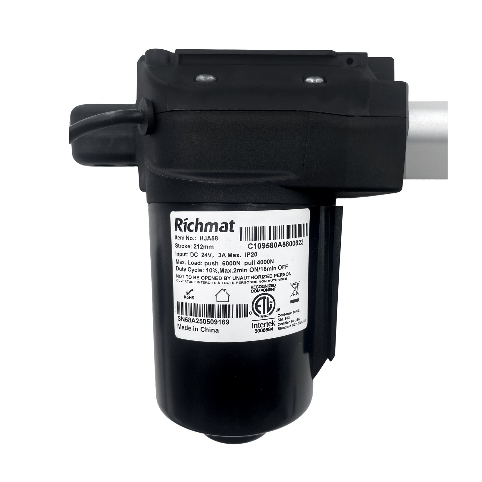 Lift Chair Richmat Model HJA58 Replacing GM1450-LM Actuator Motor Replacement