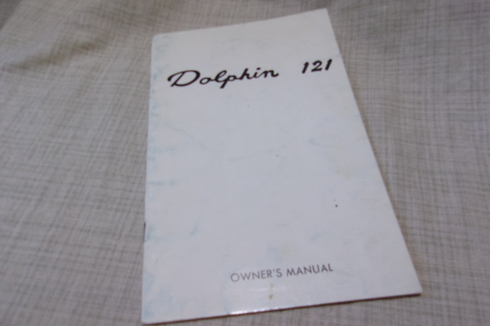 Vintage Marine Depth Finder Owner Manual Dolphin 121 Schematic Diagram