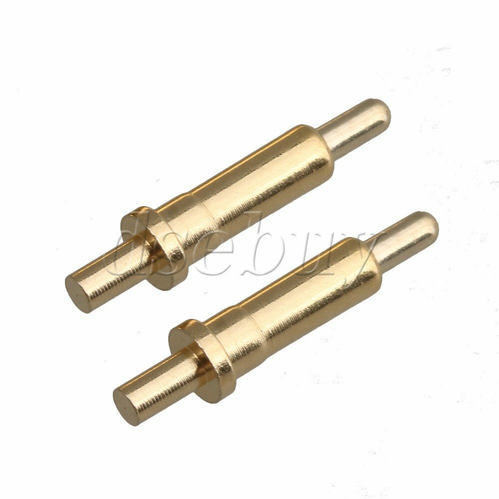 100pcs 9mm Length Spring Loaded Test Probes Pogo Pins Cusp Spear for Testing