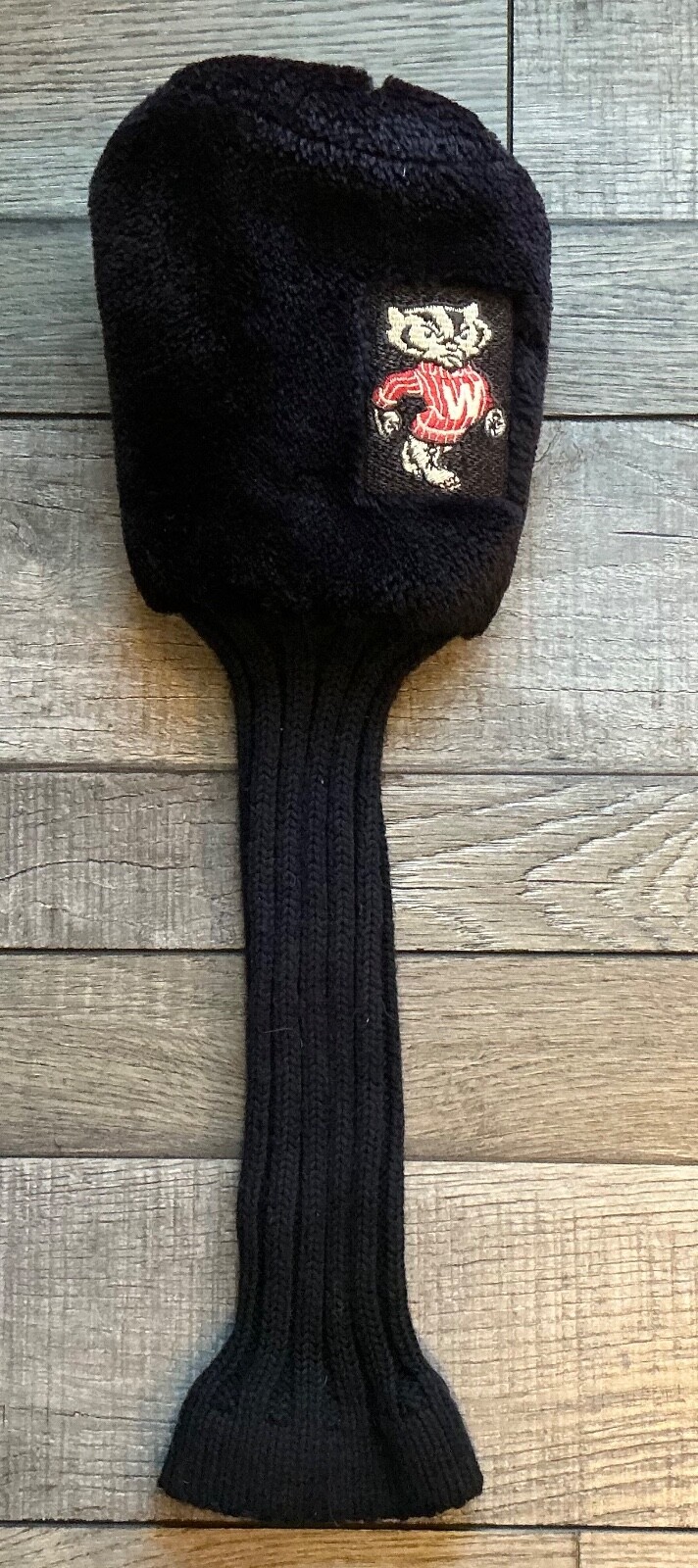 WISCONSIN BADGERS 1 DRIVER GOLF CLUB HEADCOVER HEAD Blue Sock