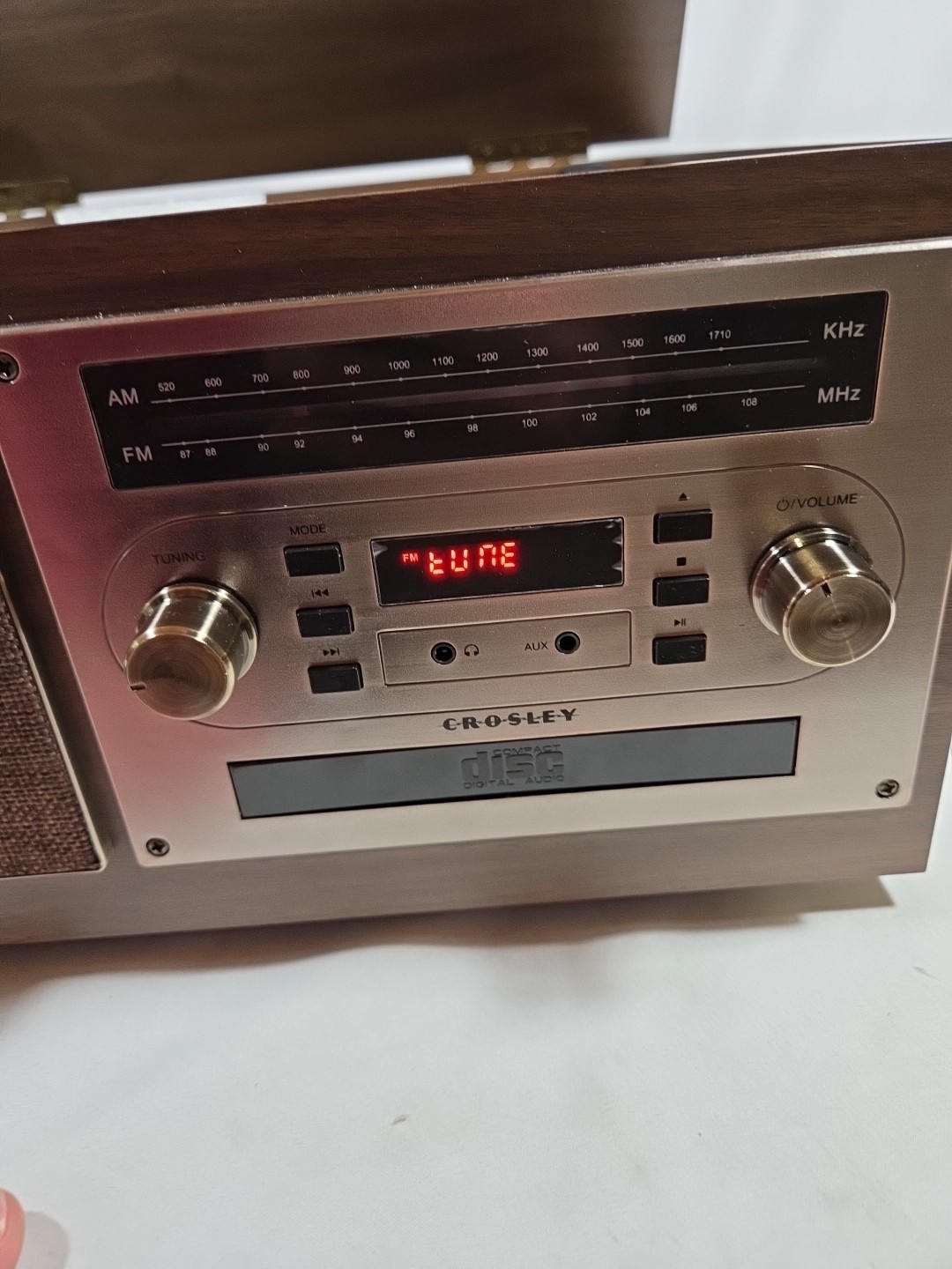 Crosley Serenade 8-in-1 Multi-Format Record Player with Bluetooth, 3-Spd Phono