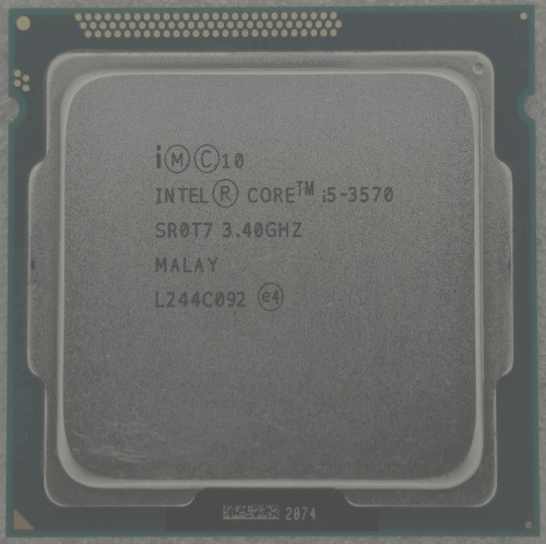 Intel Core i5-3570 / 4 x 3.40GHz / 6MB / 5GT/s / LGA 1155 Processor