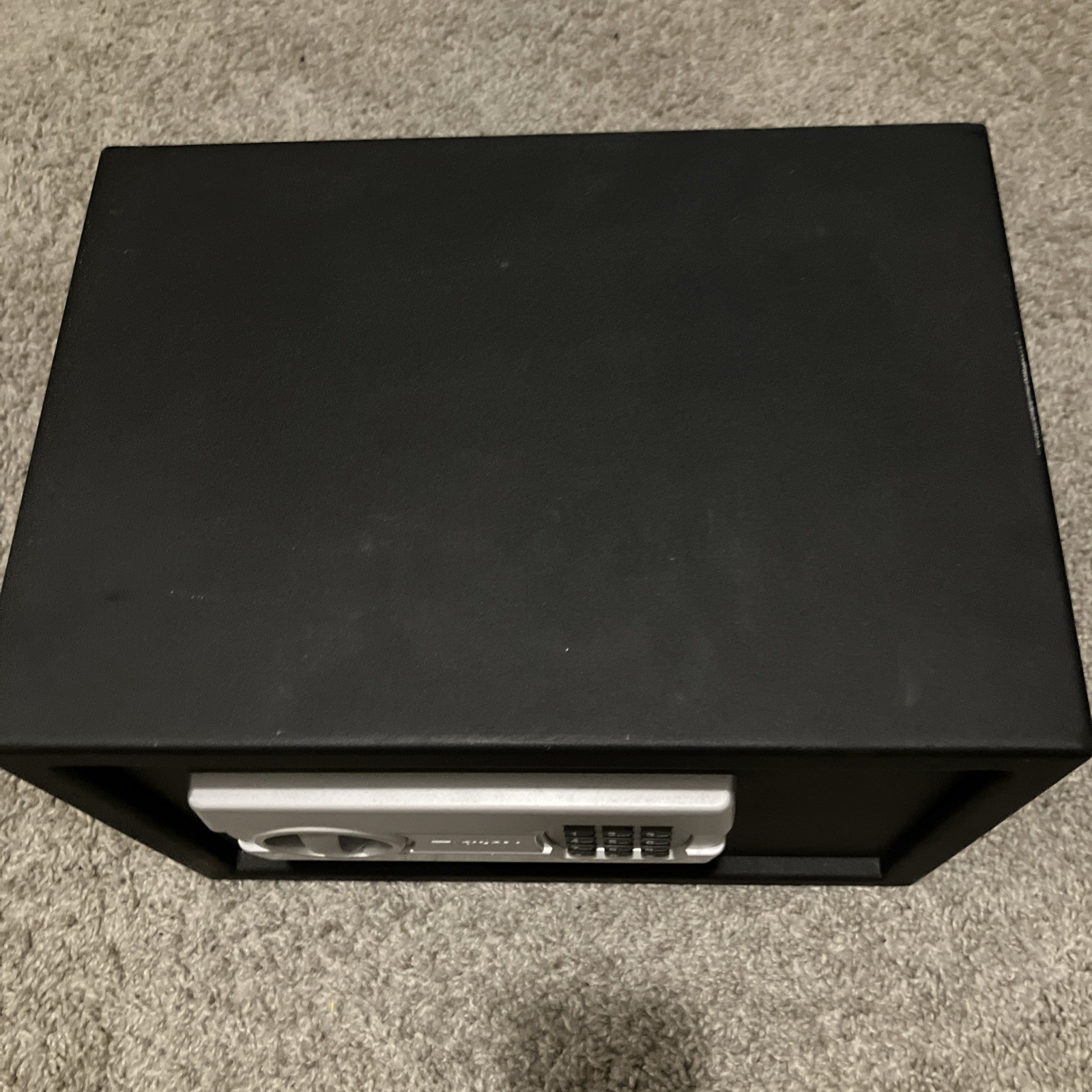 Stack On Mat Black Conpartment Safe Box Security Lock With Code