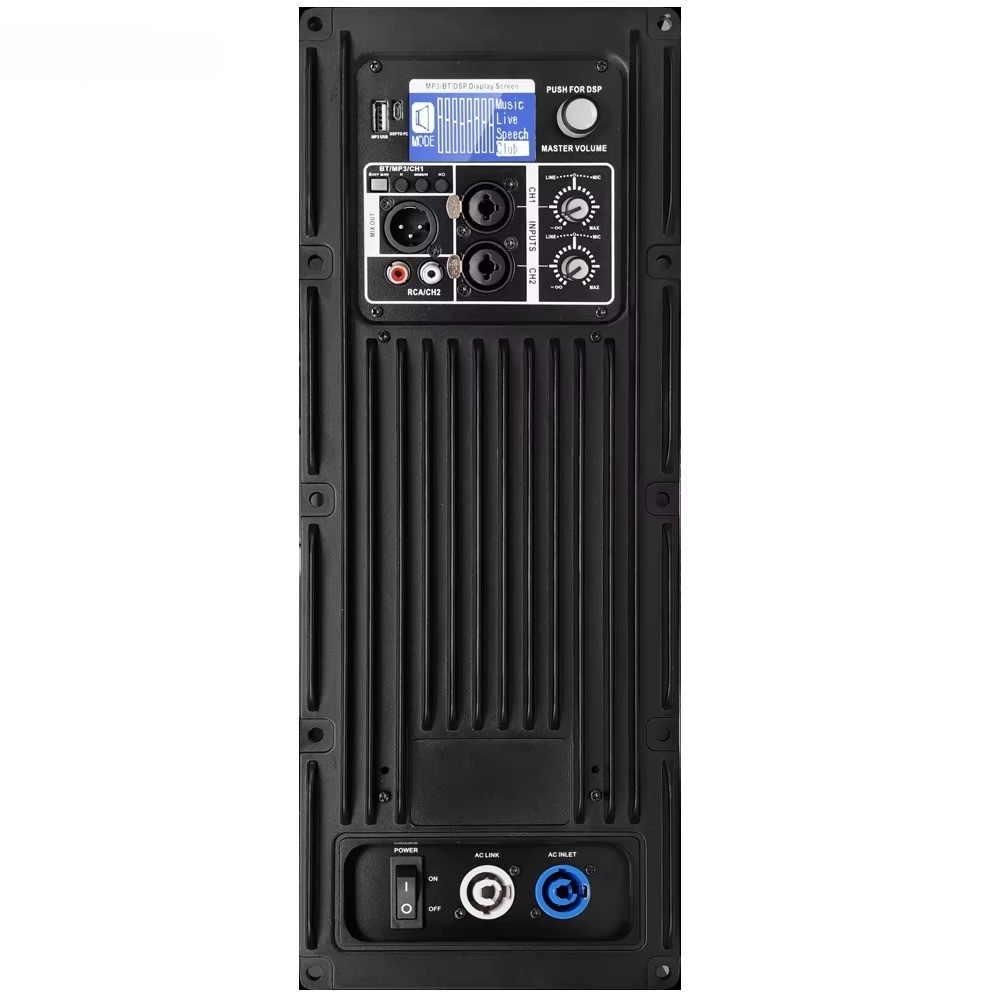 650W Amplifier Modules DSP 2-Channel Active Module with Fan Cooling