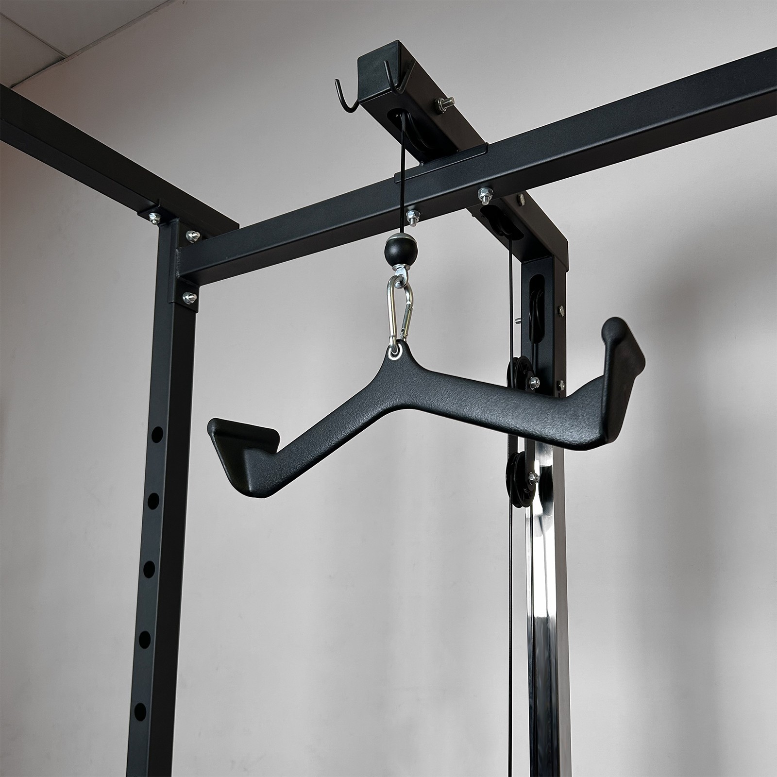 Fitness Rowing Pulley Cable Machine Attachment Handle Grips Lat Pull Down Bar