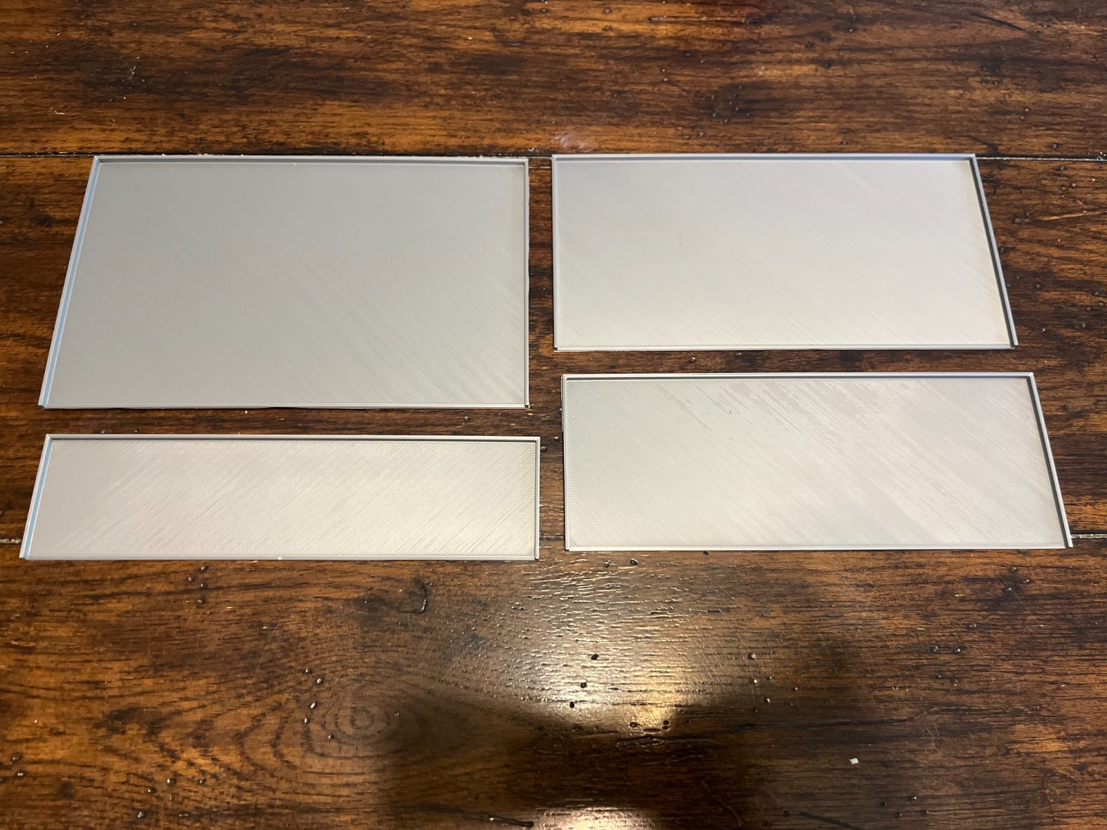 Set of 4-200mm Width Wargaming Movement Trays Warhammer Fantasy