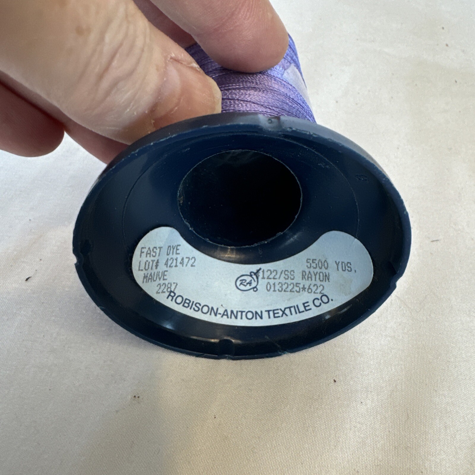 Robison Anton Purple Machine Embroidery Thread #421472
