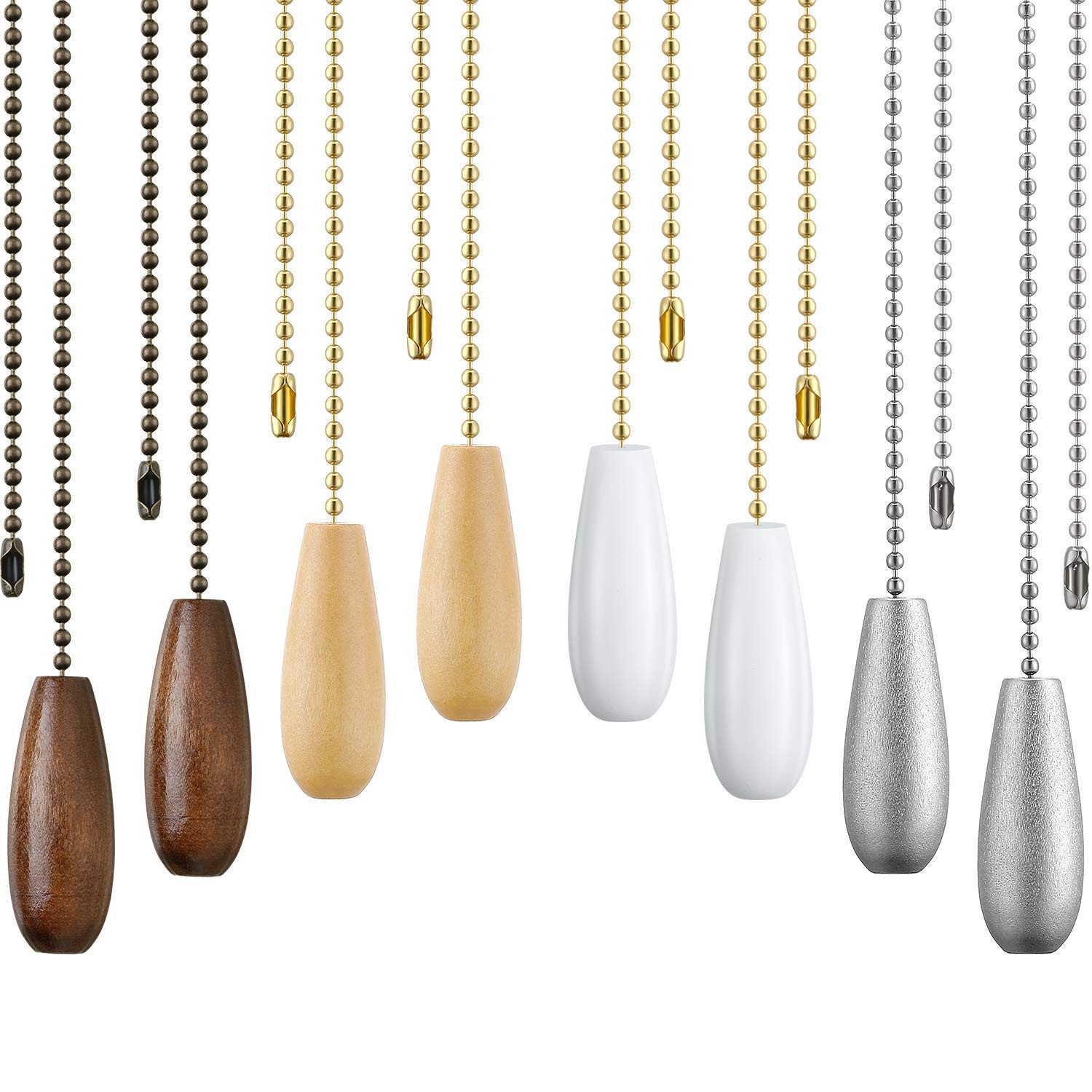 Ceiling Fan Pull Chain Extender Decorative Chains Ornaments for Ceiling Light