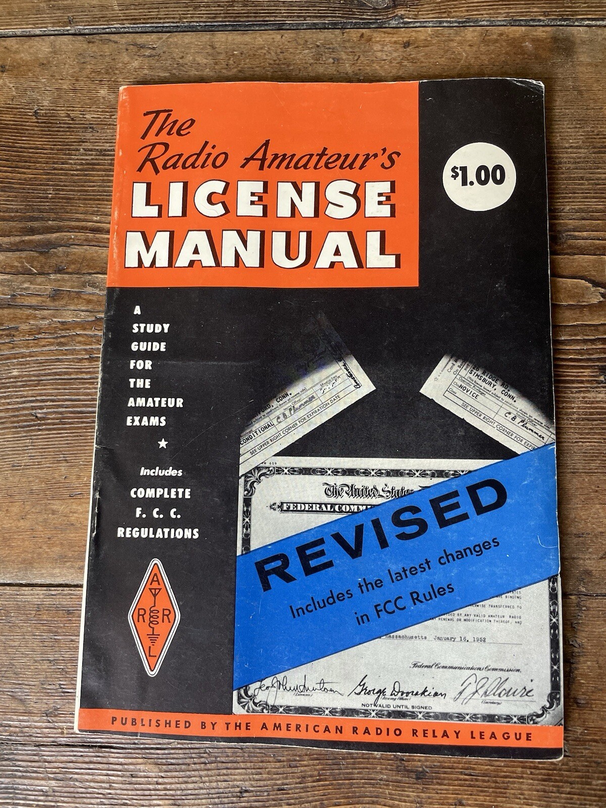 The Radio Amateur's License Manual 1972 67th Ed. American Radio Relay League PB