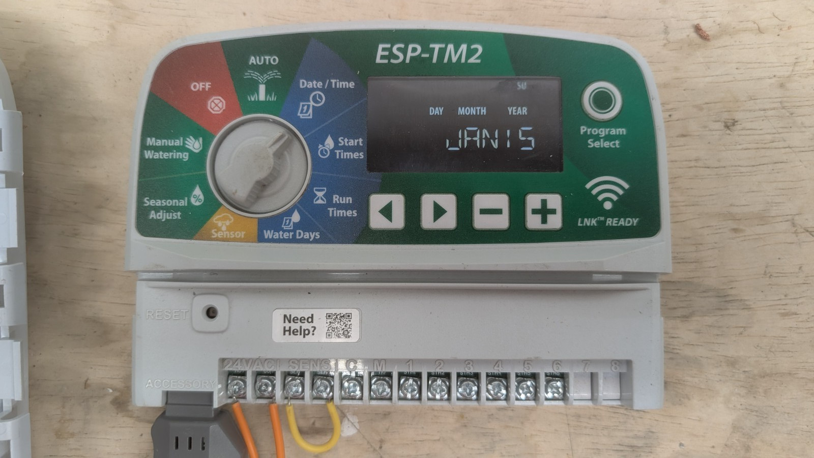 Rain Bird ESP-TM2 6-Station Faceplate Module Panel WITH LNK WiFi Module Bundle