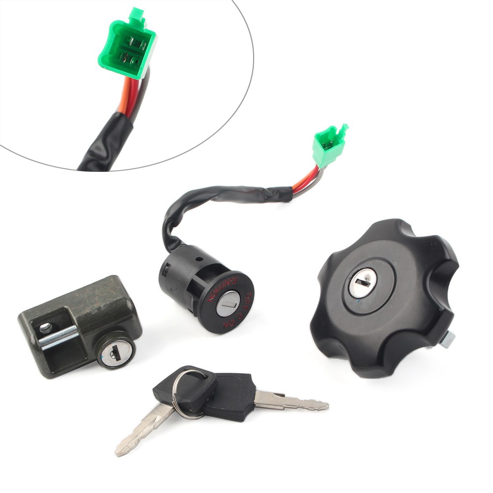 Ignition Key Switch Gas Cap Lock Set For Suzuki DRZ400SM 2005-2022 US Stock