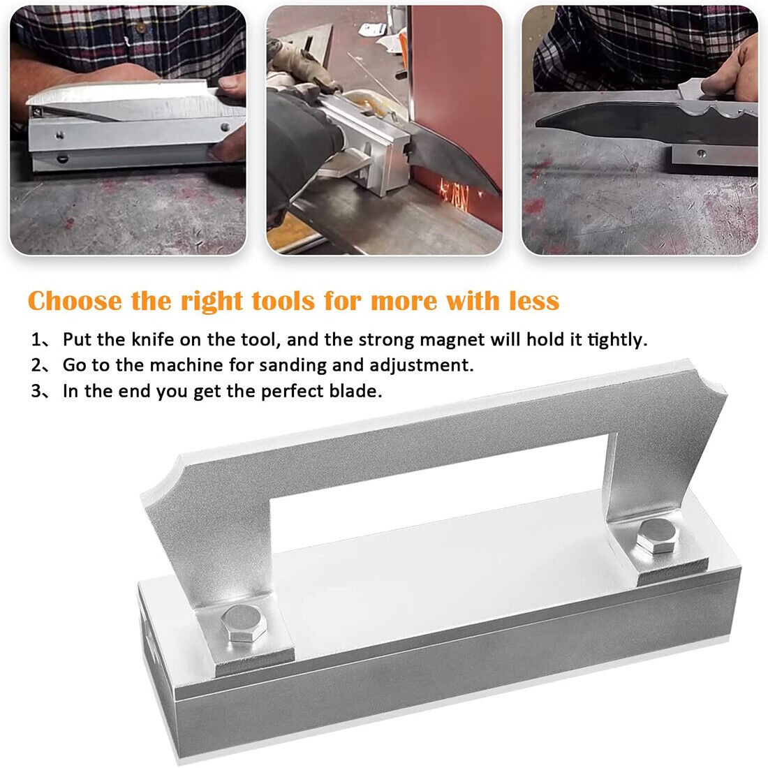 Knife Bevel Grinding Jig Adjustable Knife Making Belt Grinder Angle Grind Guide