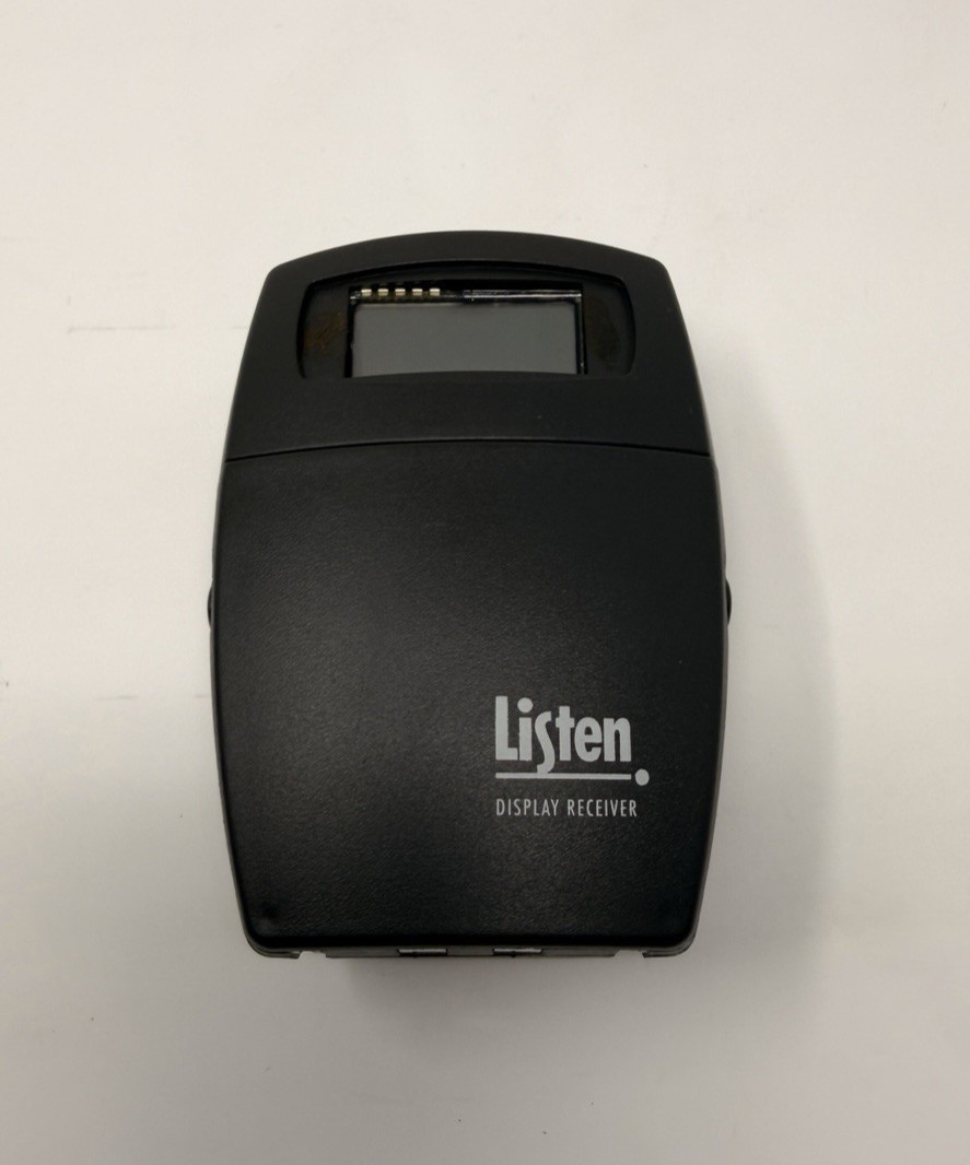 Listen Technologies LR-400-216 216MHz Portable Receiver No Batt Tested