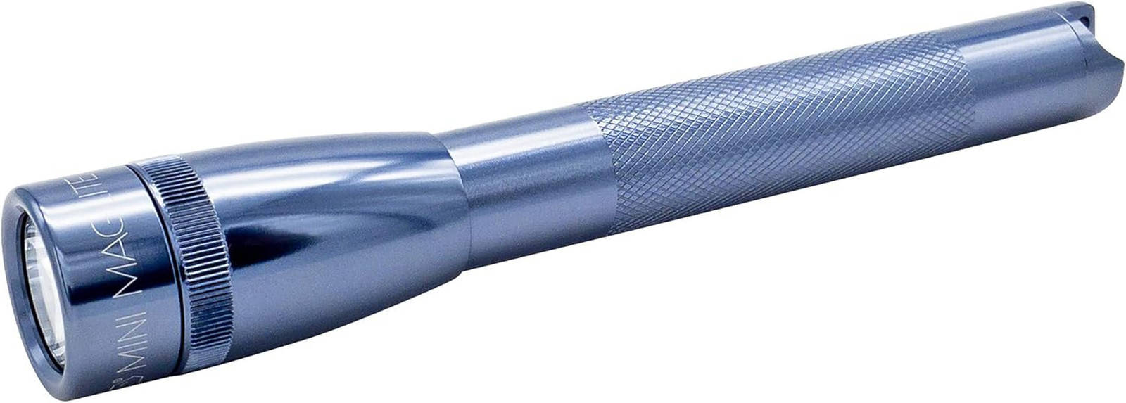 Mini LED 2-Cell AA Flashlight with Holster, Gray