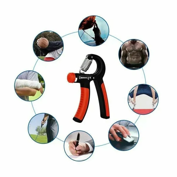 Hand Grip Strength Power Trainer Adjustable Gym Exerciser