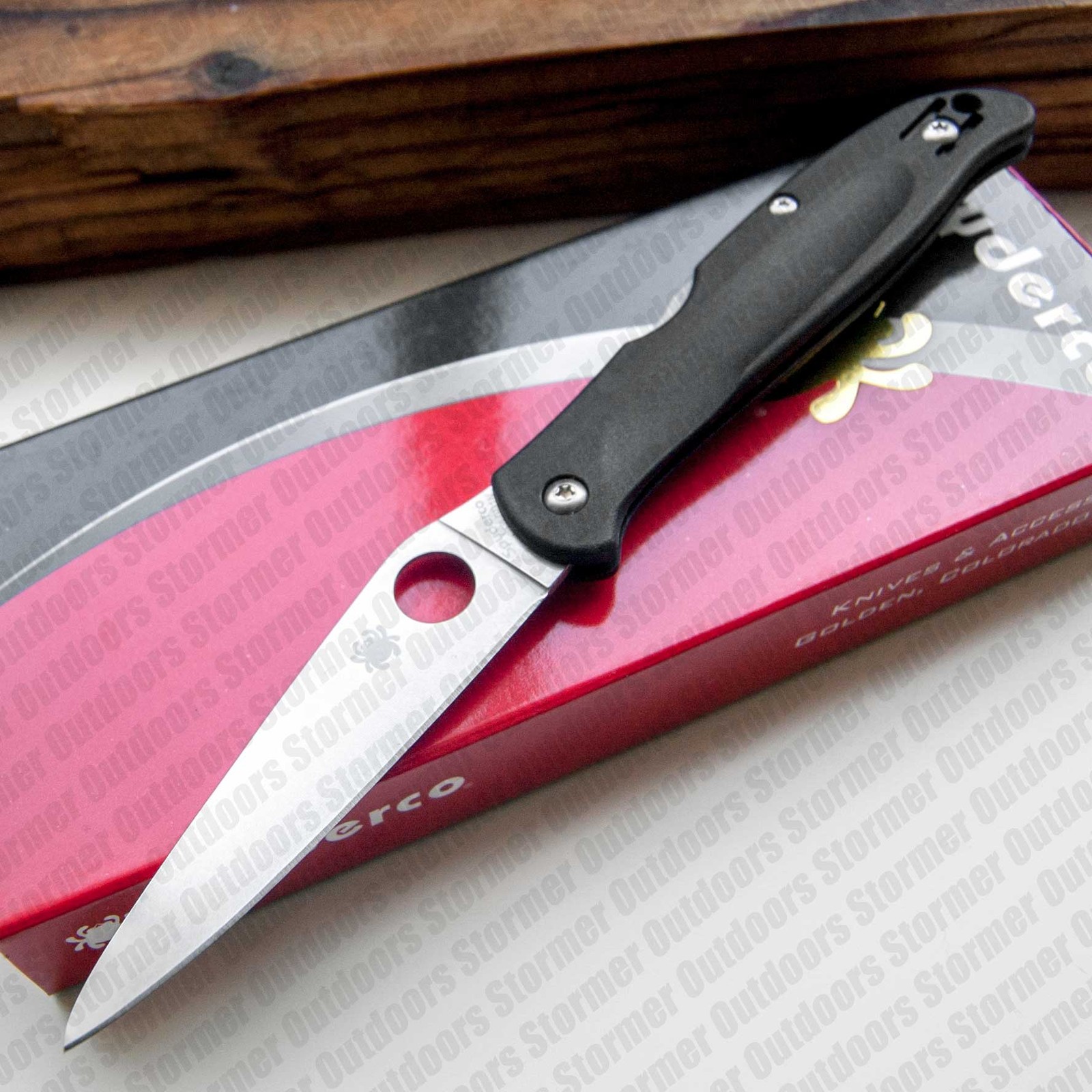 Spyderco Charisma Lightweight Knife Lockback CTS BD1N Steel FRN Handle C259PBK