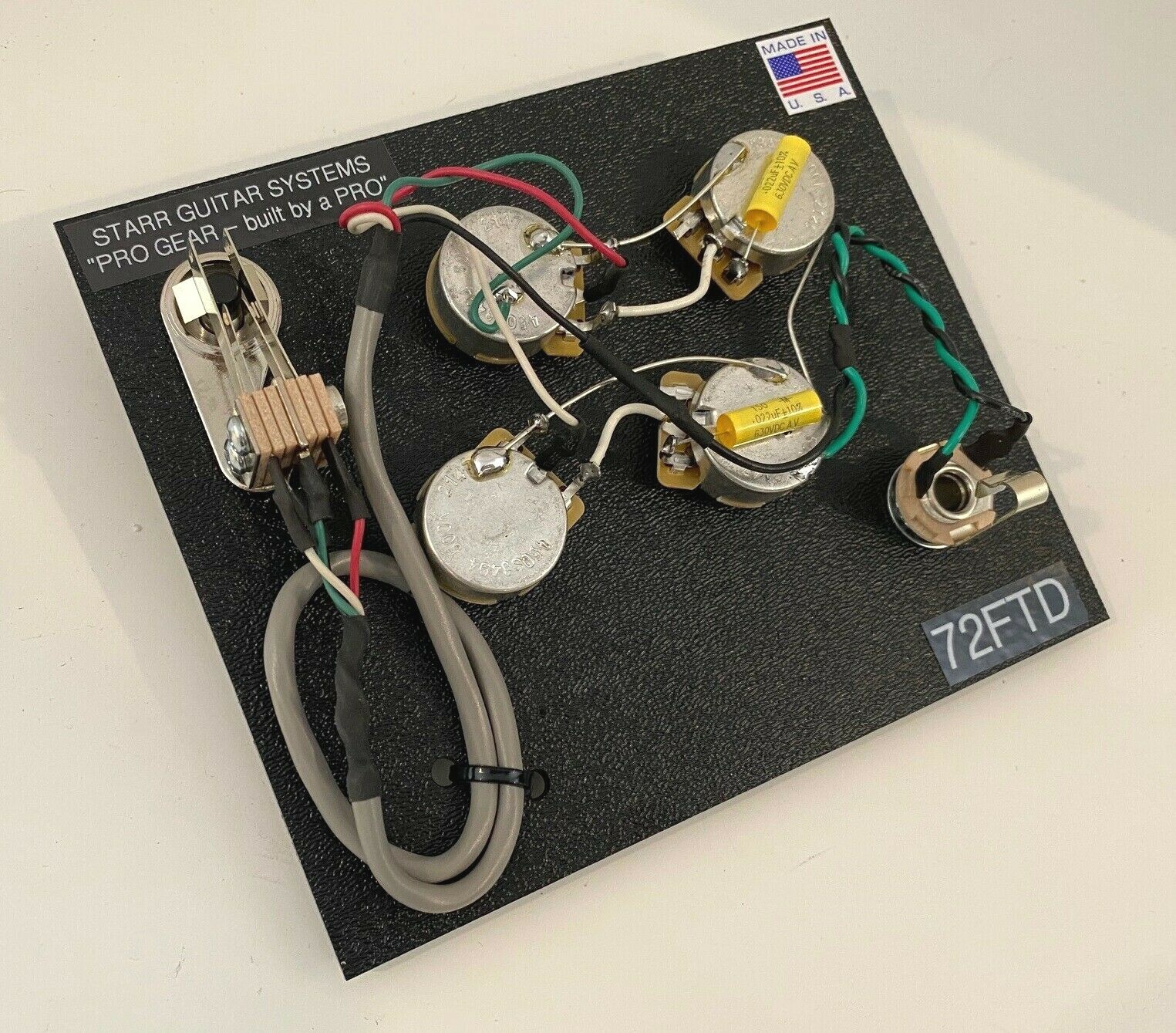 72 Fender Deluxe Telecaster Wiring Harness Upgrade CTS Switchcraft