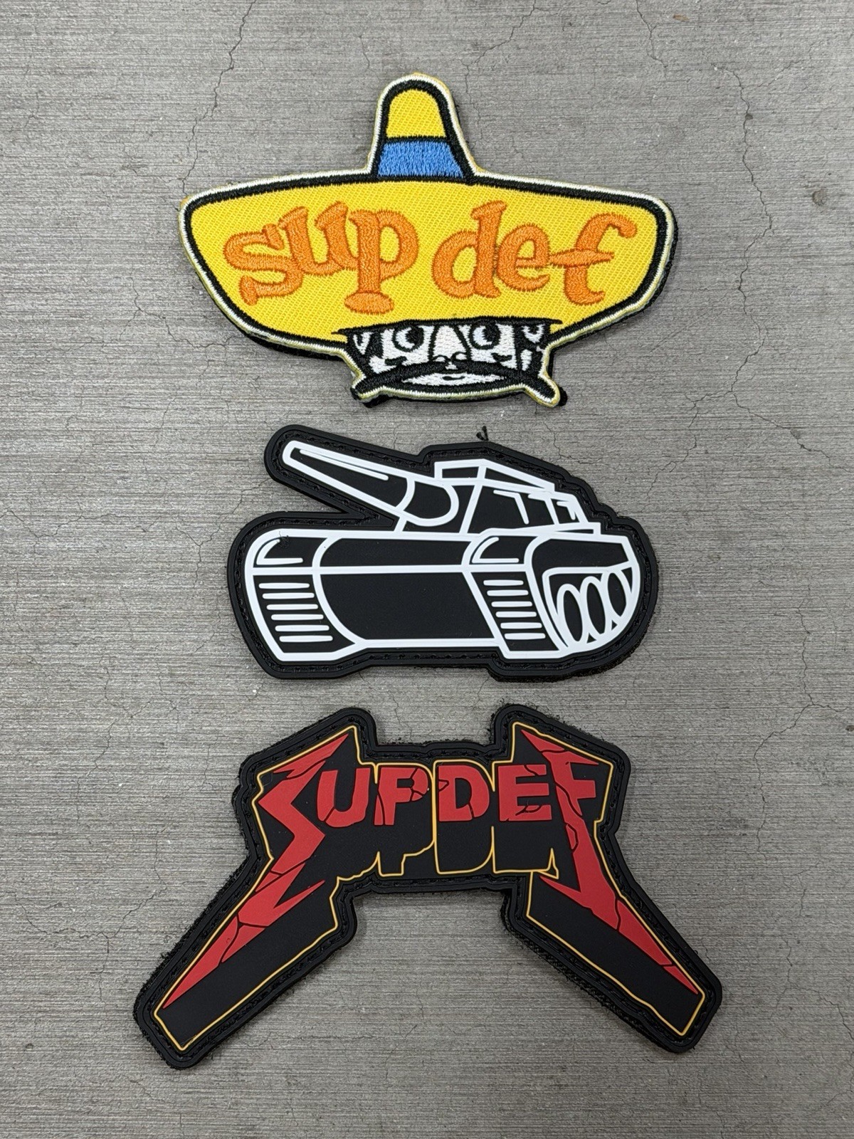 Superior Defense Trio 3 Patch Set SupDef Suptallica Noveske El SupDef