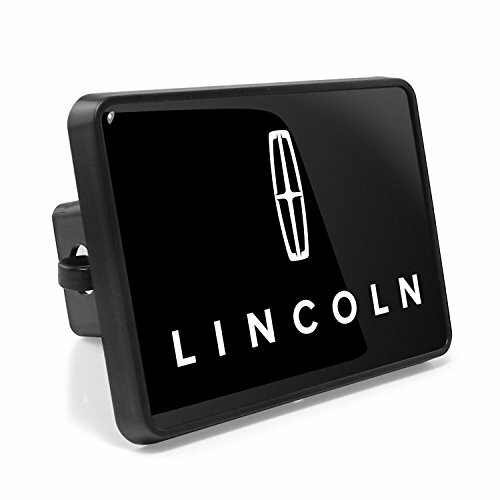 Lincoln Logo UV Graphic Metal Plate on ABS Plastic 2" Tow Hitch Cover
