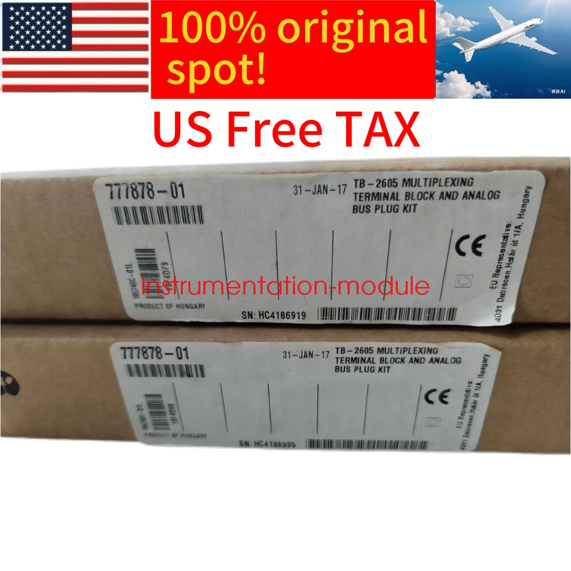 1PCS NEW NI 777878-01 TB-2605 Junction box FedEx or DHL US