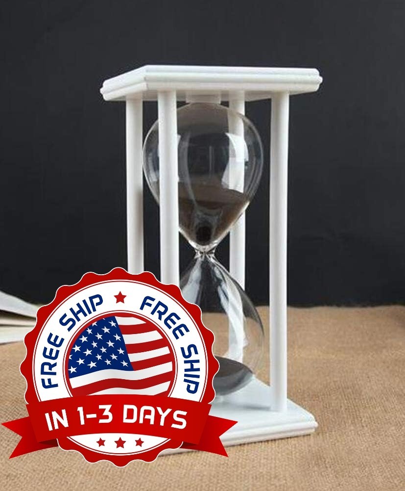Temporizador De Reloj De Arena Grande De 60 Minutos, Reloj De Arena Decorative.