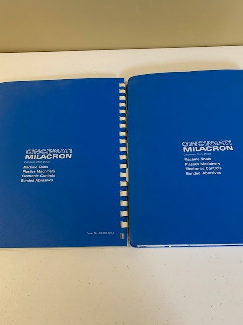 Cincinnati Milacron Operating Tech Manuals for APH Robot