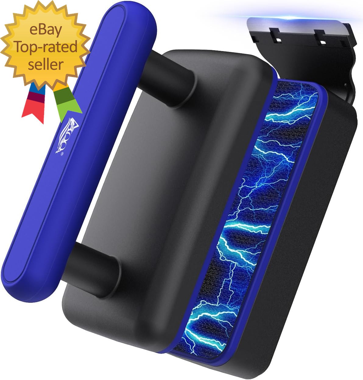 Magnetic Aquarium Fish Tank Glass Cleaner Dual-Blades Algae Scraper
