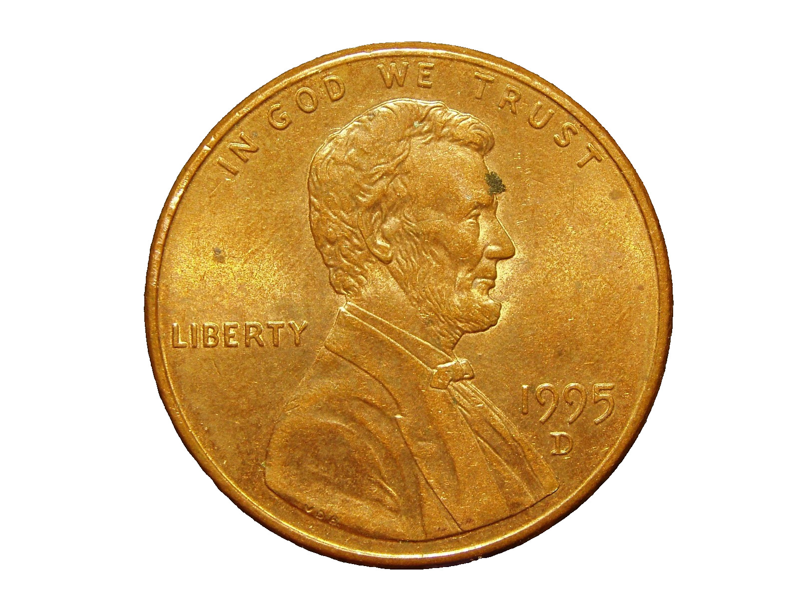 1995-D  LINCOLN MEMORIAL CENT #5