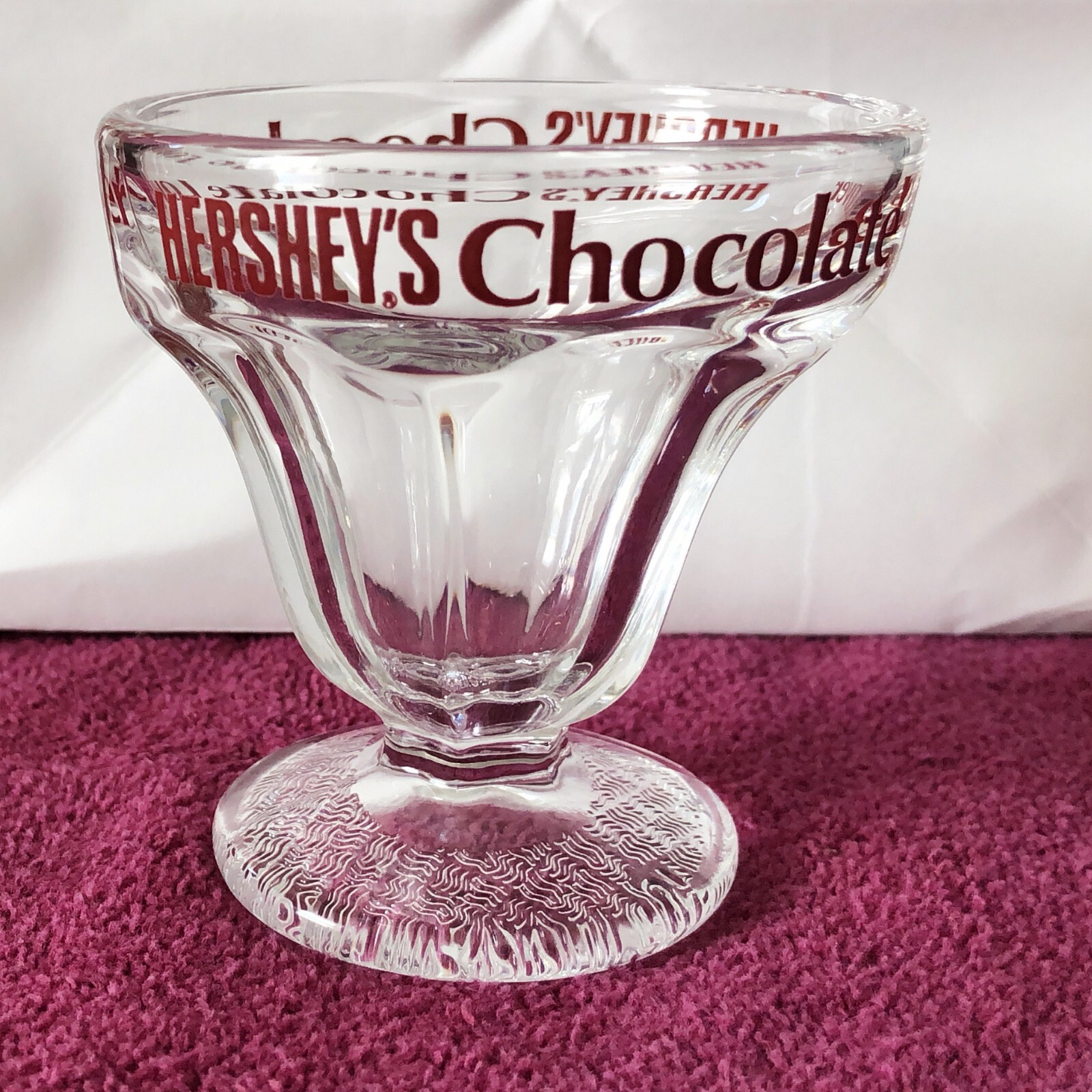 Vintage Hershey's Chocolate Lover Ice Cream Dish