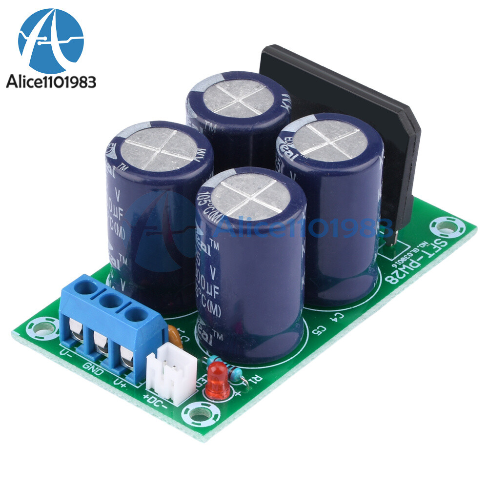 Dual Power Filter Power Amplifier Board Rectifier 25A Flat Bridge Unregulated