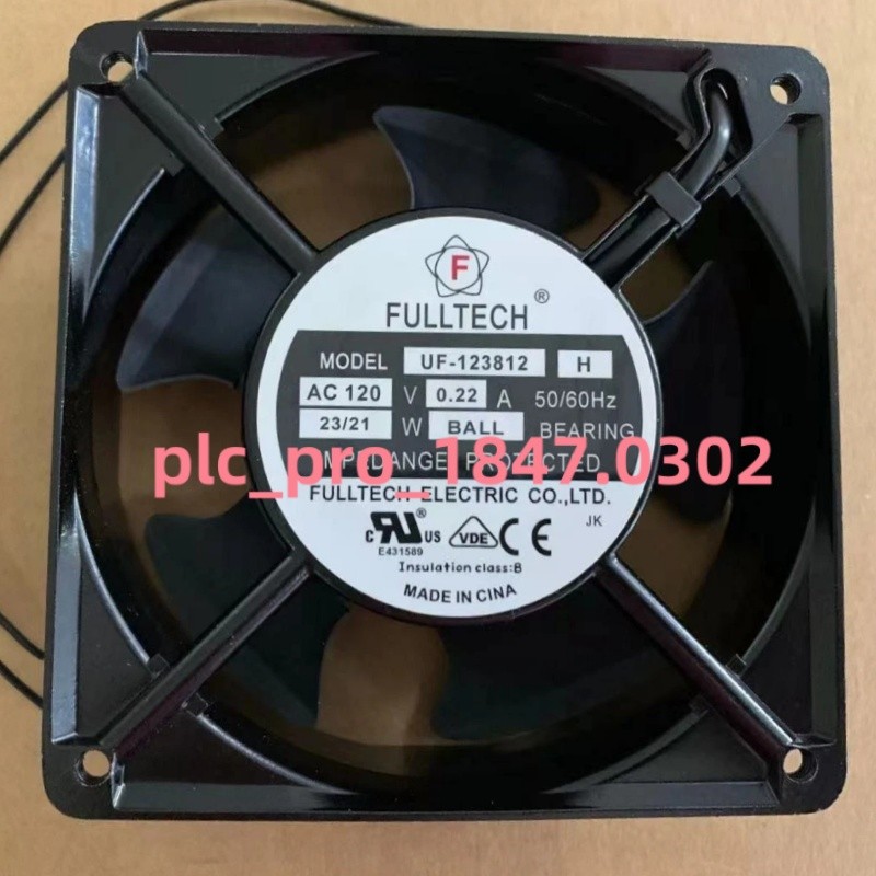 1PCS Brand New FULLTECH UF-123812 H AC120V 0.22A 2Pin Fan  Fast shipping