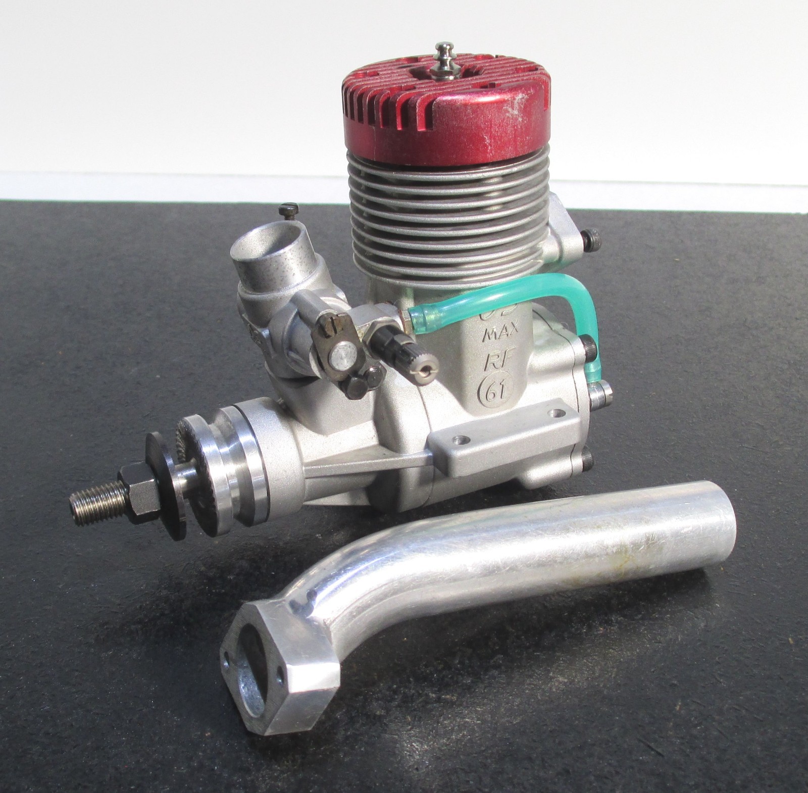 O.S. MAX-61RF ABC Hanno Special 9.97cc 2-Stroke Glow Engine with Hattori Exhaust