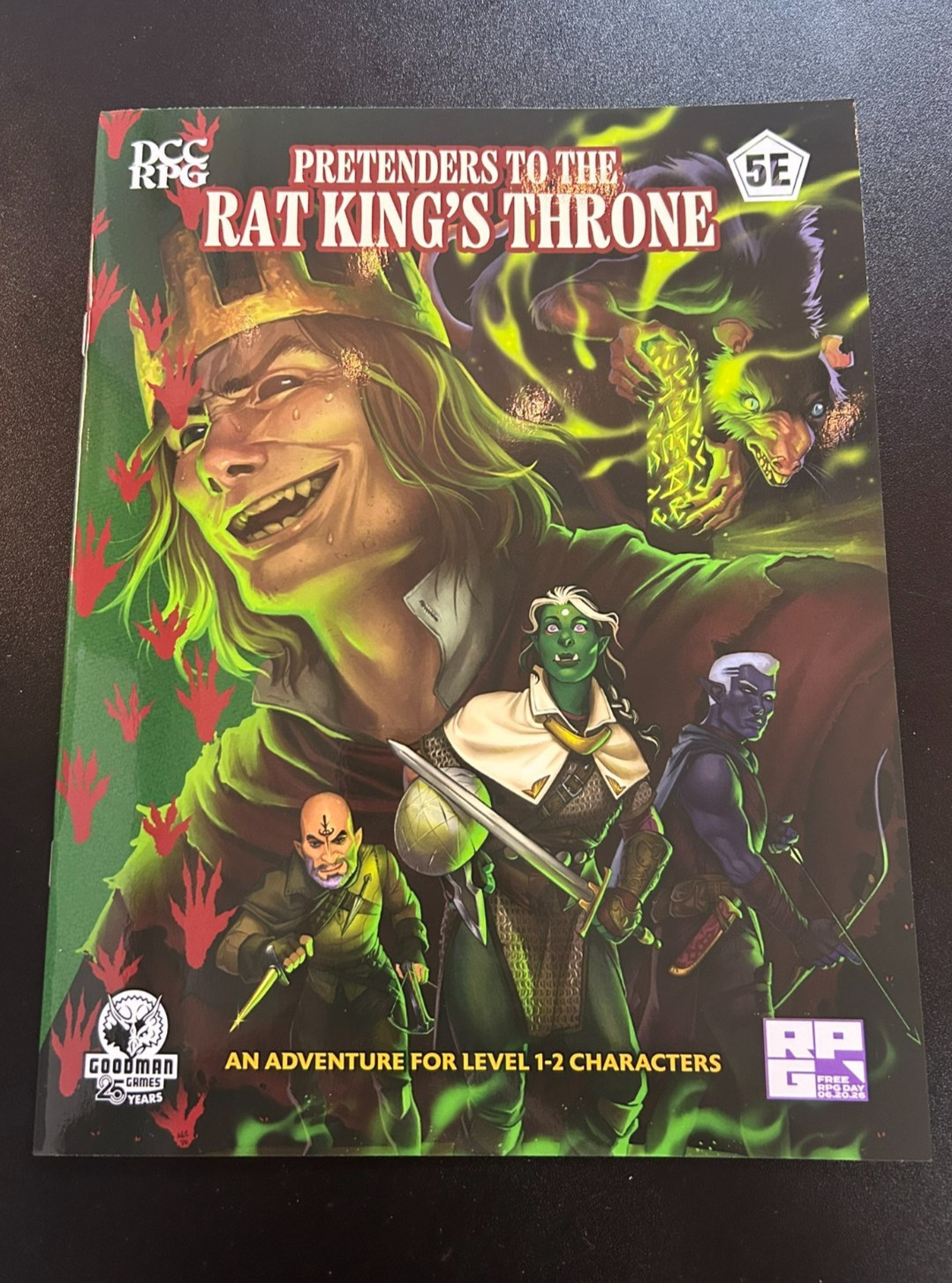 Free RPG Day 2026 Pretenders to the Rat Kings Throne-DCC