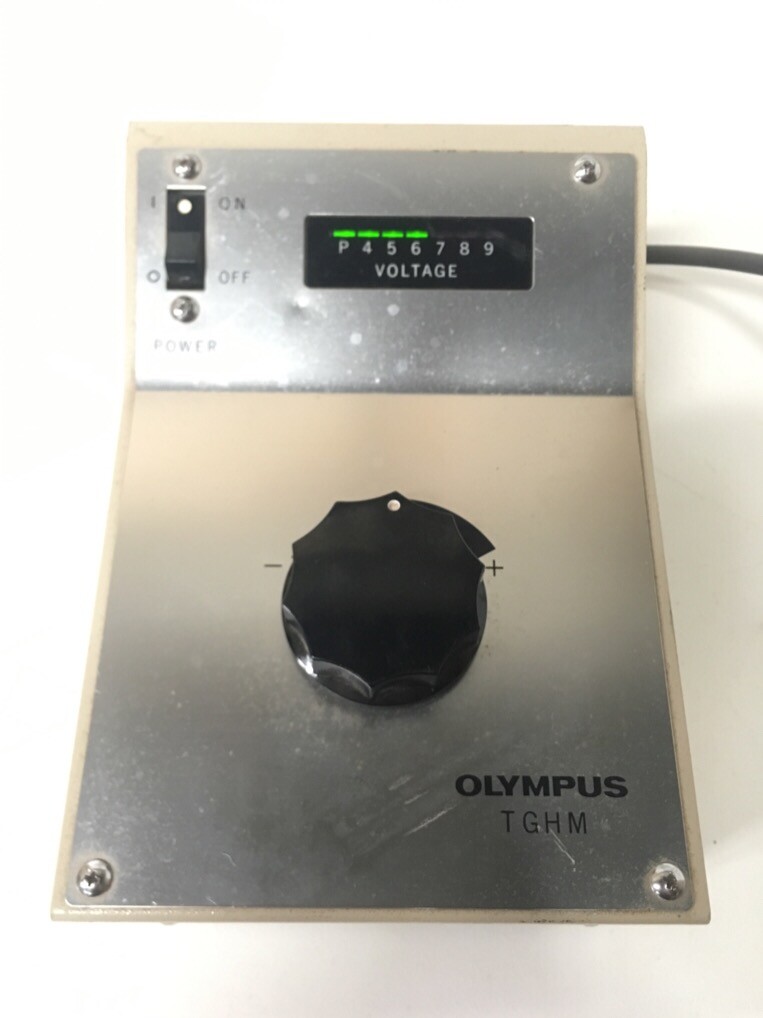 OLYMPUS MICROSCOPE LAMP LIGHT SOURCE VARIABLE POWER SUPPLY TGHM
