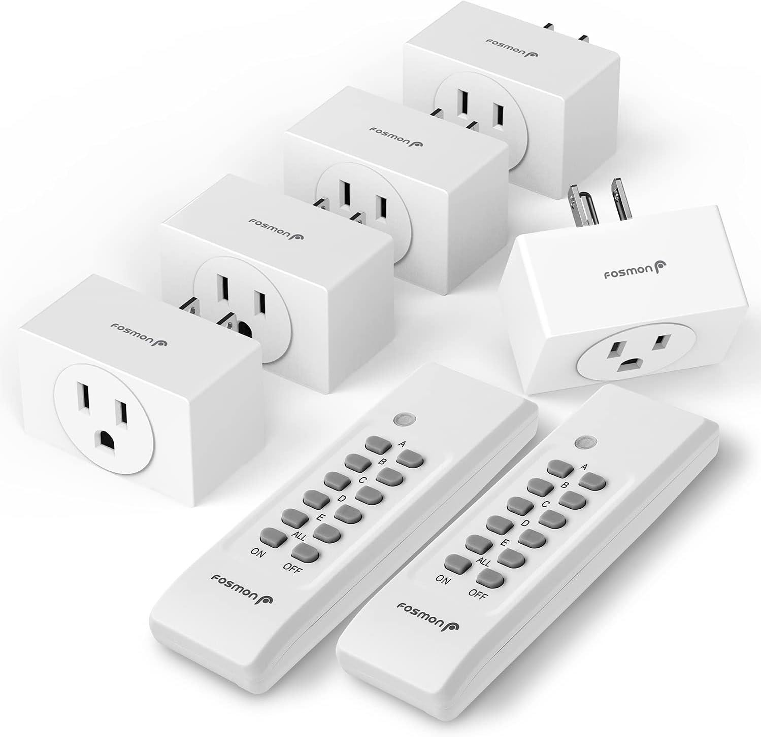 Wireless Remote Control Outlet Plug Indoor, Battery Operated On/Off Light Switch