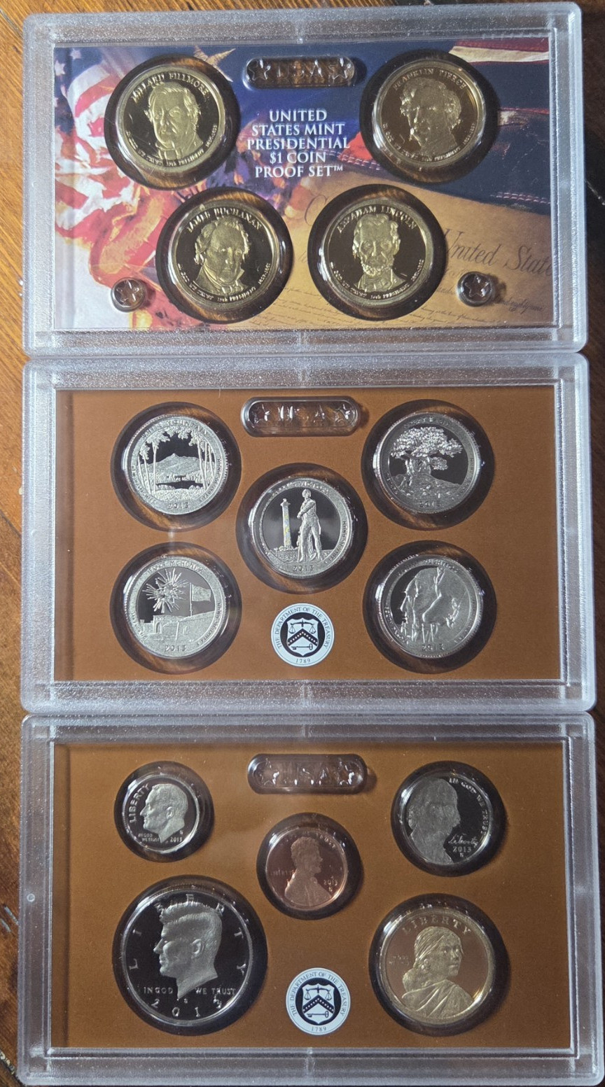 United States Mint 2013 Proof Set Uncirculated San Francisco w/ Certificate