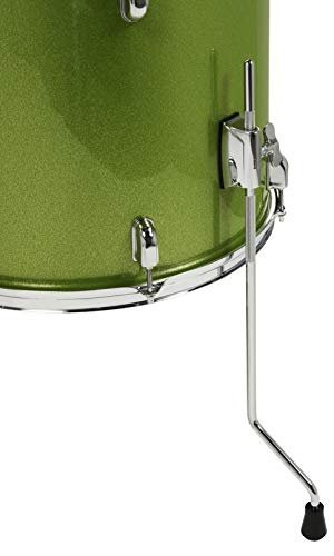 Pacific Drums Center Stage Complete Drumkit, 5 Drum Set, Electric Green...