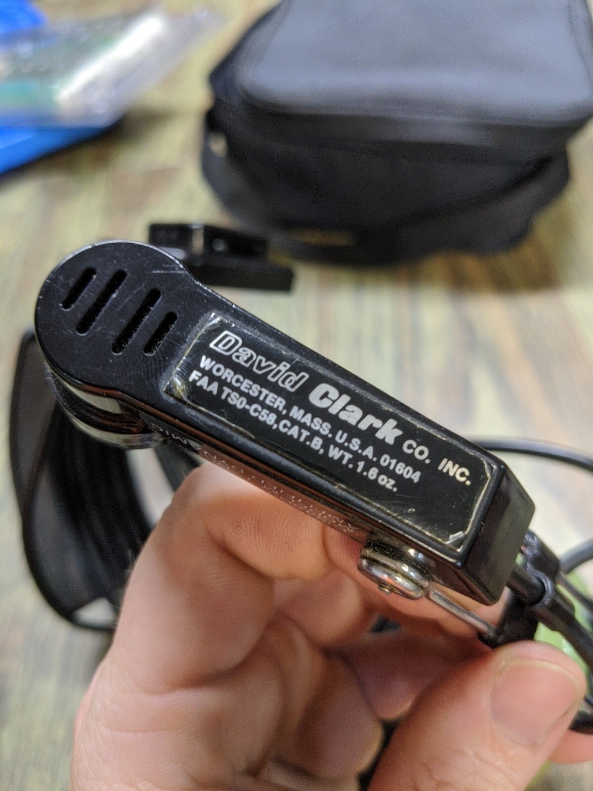 David Clark Model H10-91 Aviation Headset SEE DESCRIPTION