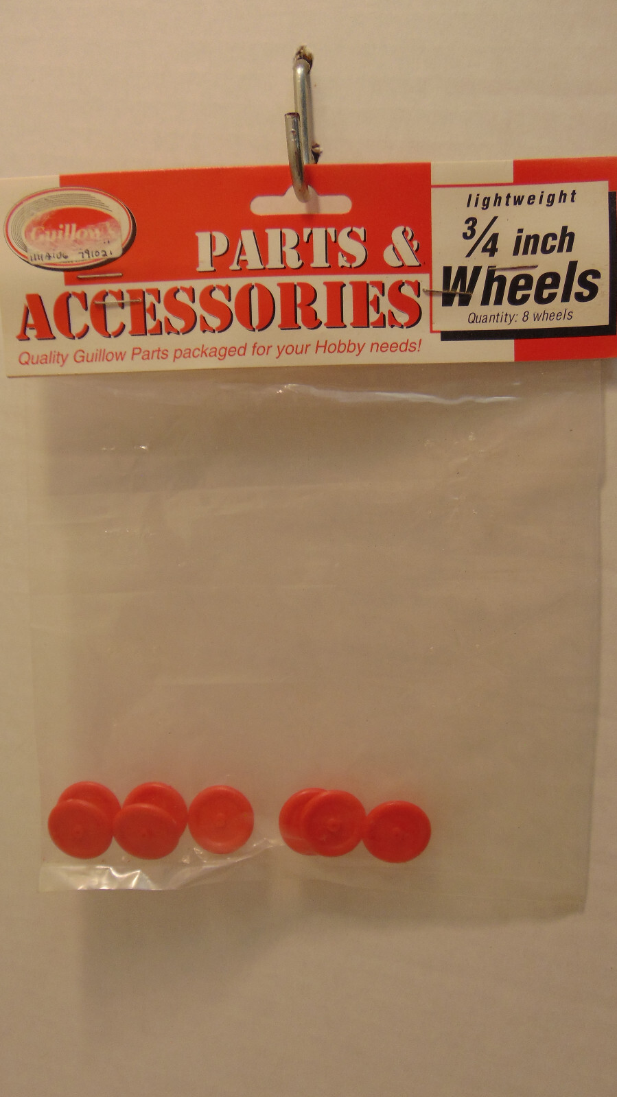 Guillows #111   3/4  inch Lightweight Wheels (8 total) NIB