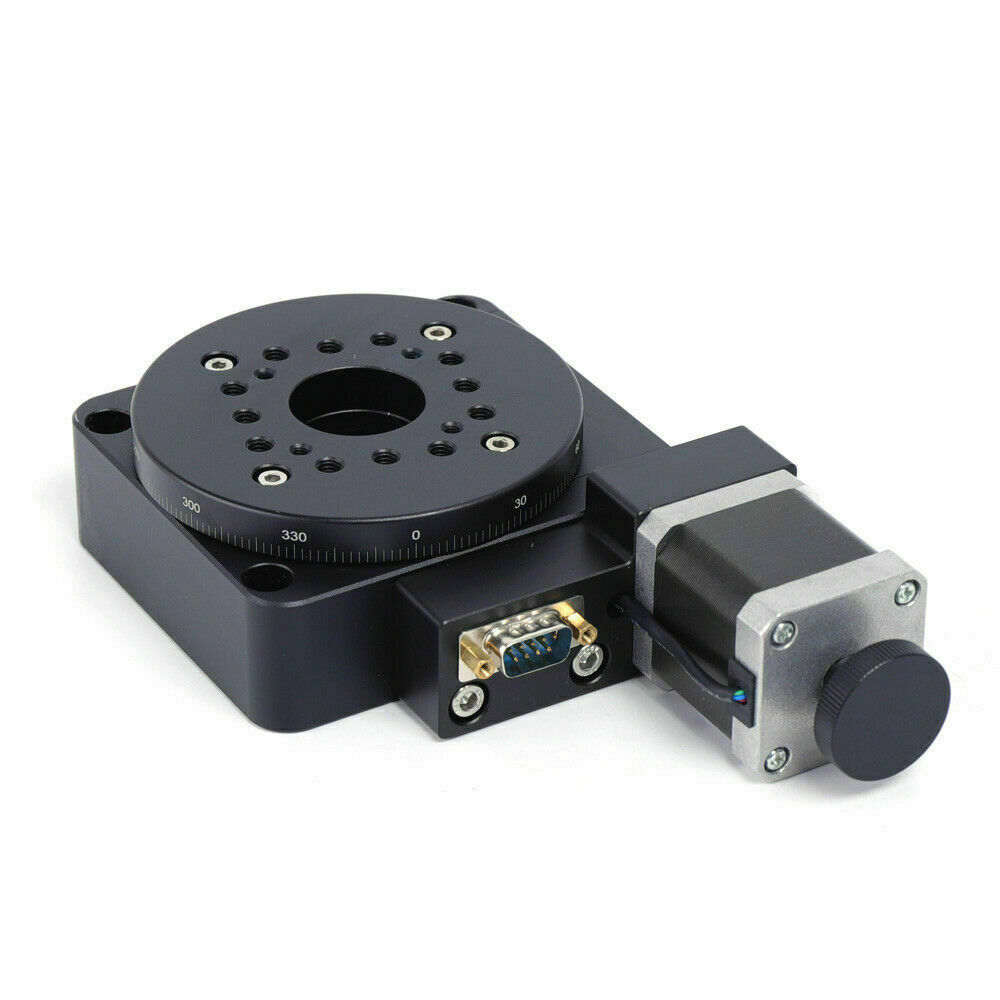 Electric Rotary Table CNC Indexing High Precision Turntable Rotary 100mm 180:1