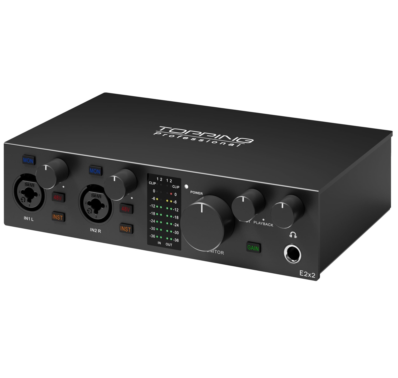 TOPPING E2X2 USB Audio Interface - High-Performance Mixer & Recordi... Fast Ship