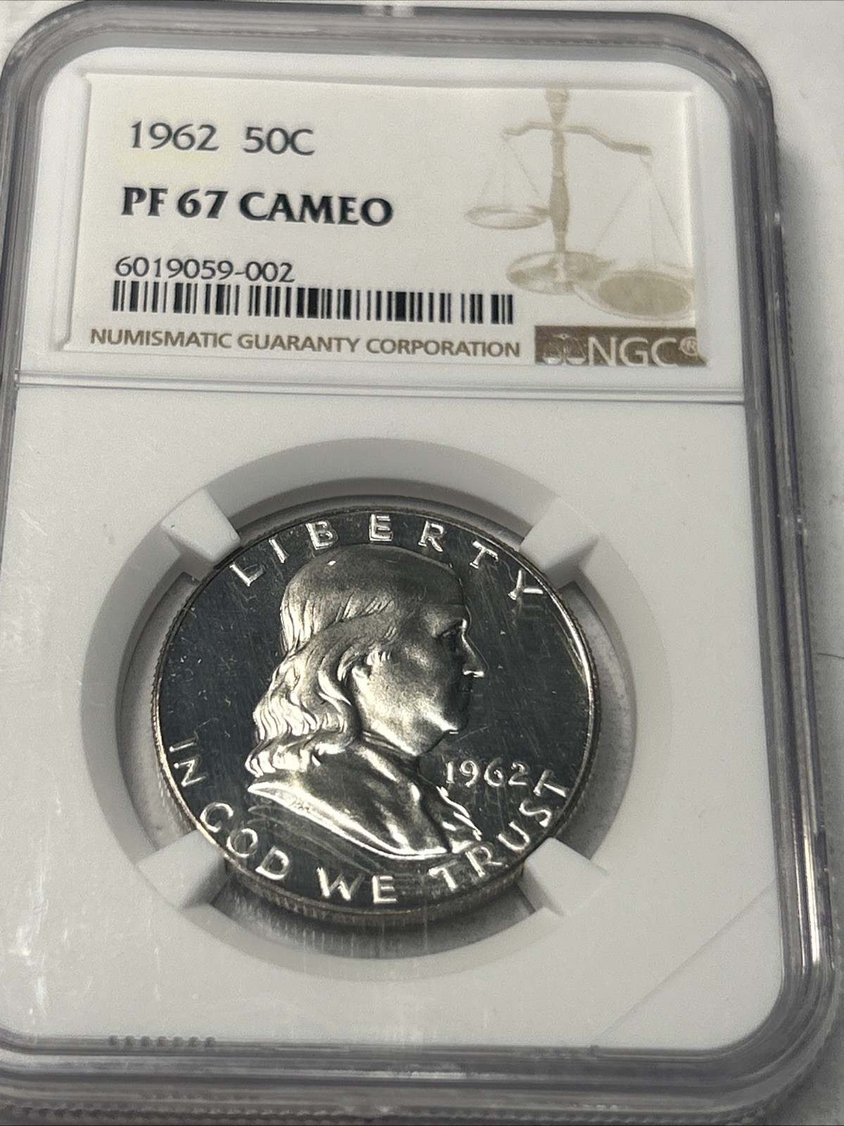 1962 PF67 Cameo