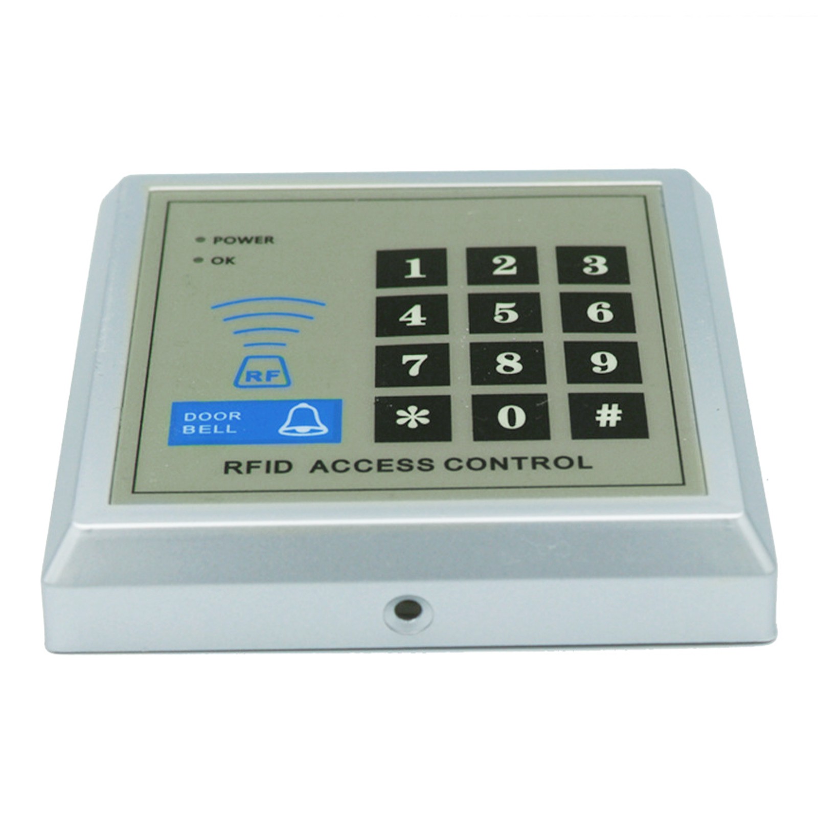 RFID Access Control Controller System Kit+10 Key Fobs Tags TK4100 ID Tags Cards