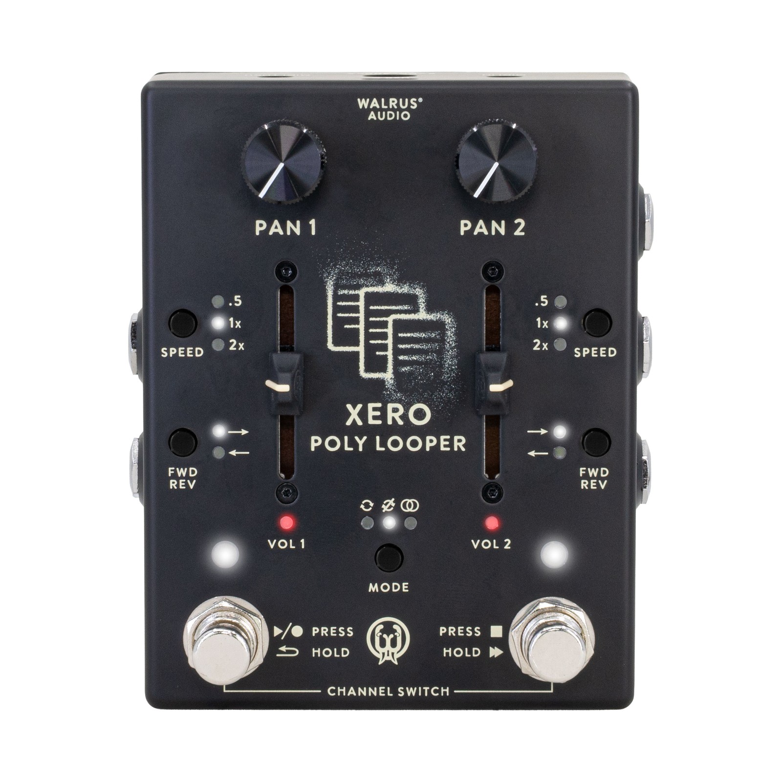 Used Walrus Xero Polylooper Pedal - Black