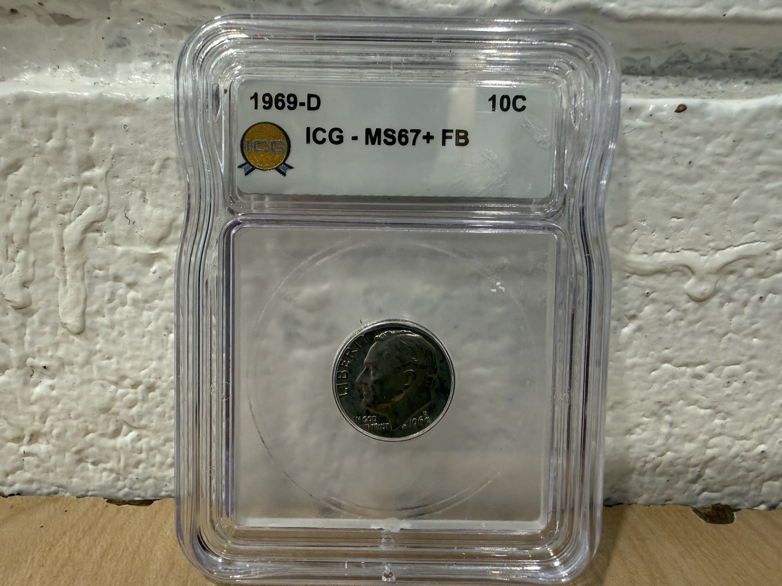 1969-D Roosevelt Dime 10C ICG MS67+