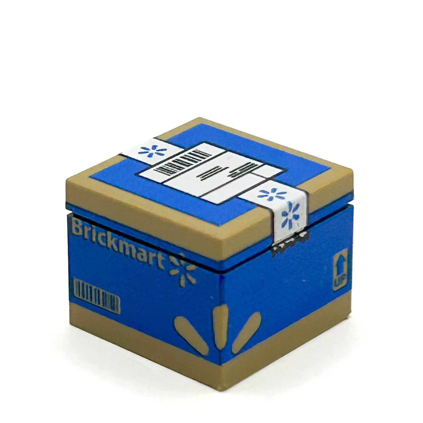 BrickMart Package / Shipping Box - Custom Printed made using LEGO parts