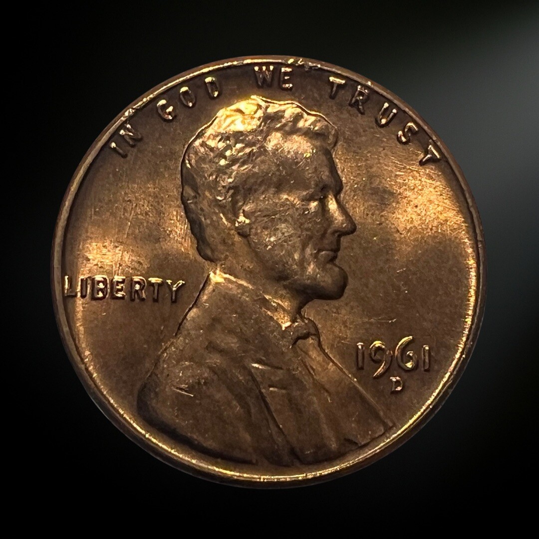 1961-D Lincoln Memorial Penny BU Brilliant Uncirculated Denver Mint