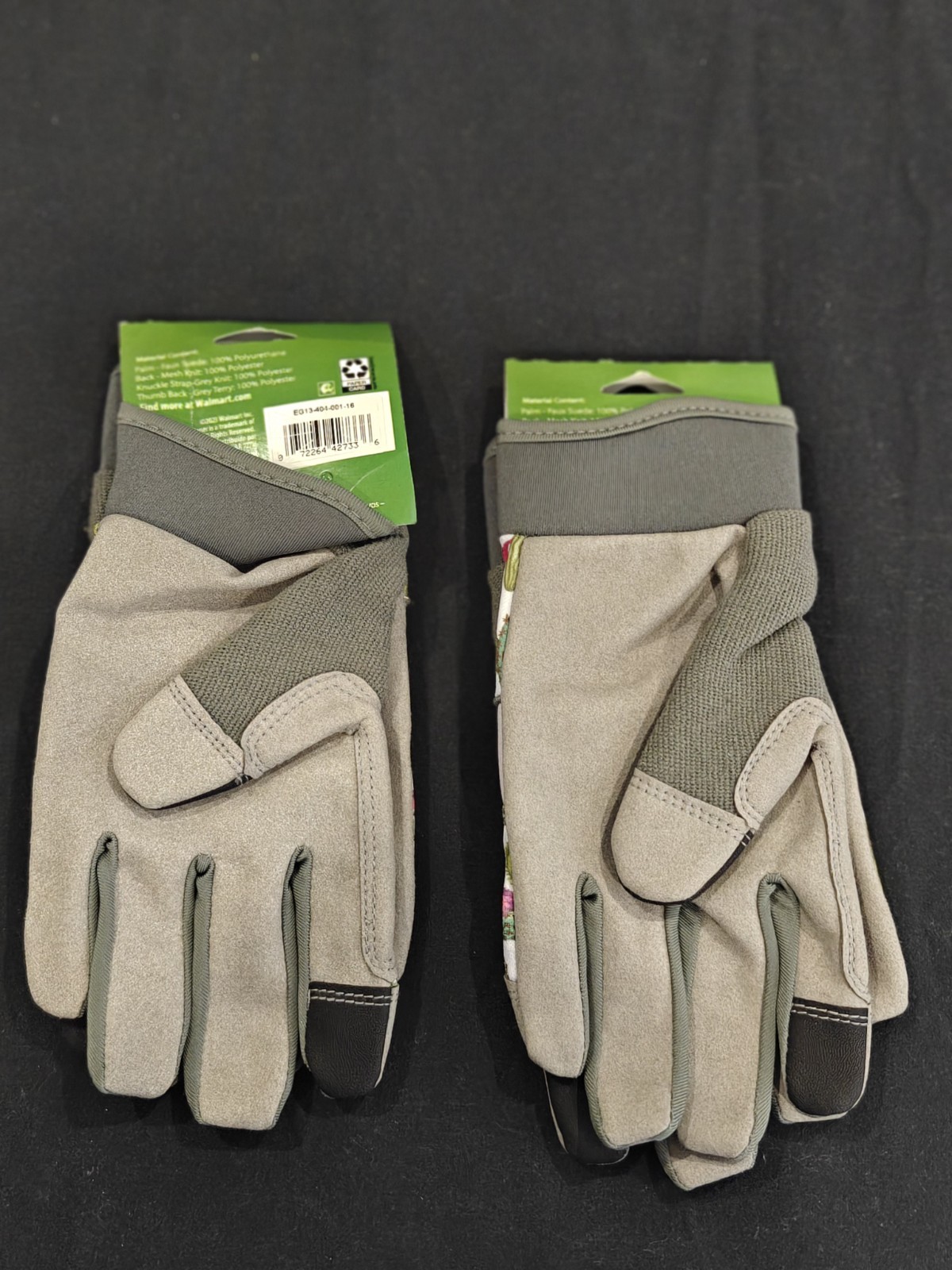 2 Performance Gardening Gloves Expert Gardener With Hook Loop Wrist Closure S